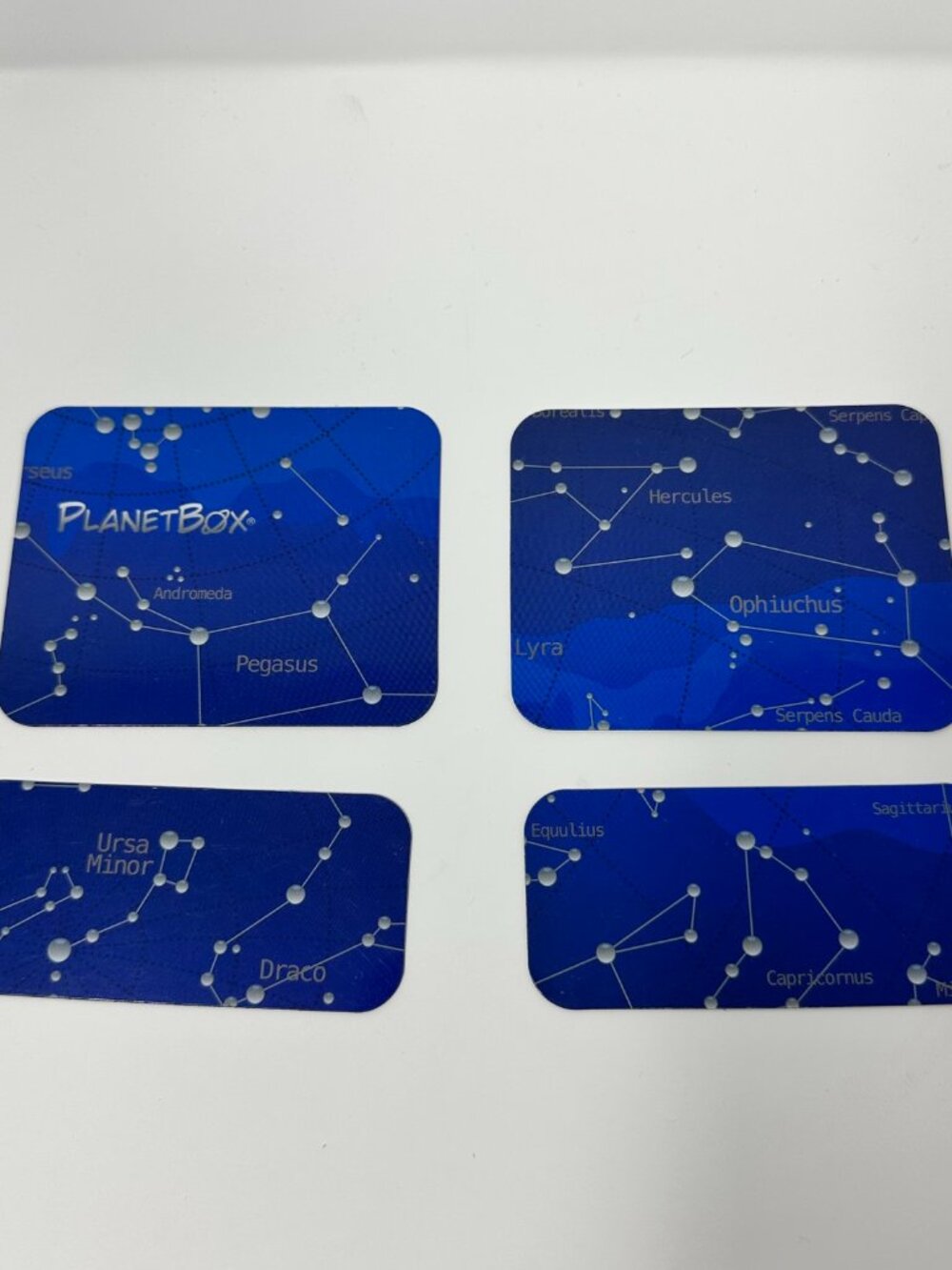 Pre-owned PlanetBox Launch Lunch Box Magnet Set, Blue Constellation Teen